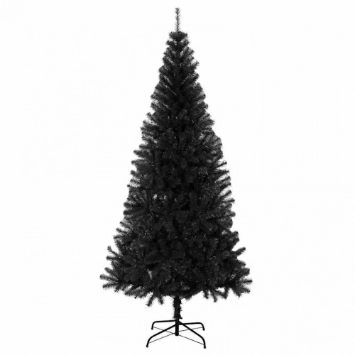 Mākslīgie Ziemassvētku Koki Melna 180 Cm Pvc Vidaxl