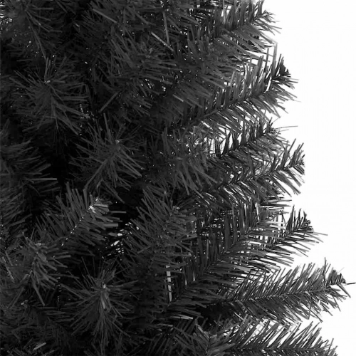 Mākslīgie Ziemassvētku Koki Su 300 Led Melna 180 Cm Pvc Vidaxl