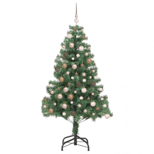 Mākslīgie Ziemassvētku Koki Su 300 Led Zaļa 180 Cm Pvc Vidaxl