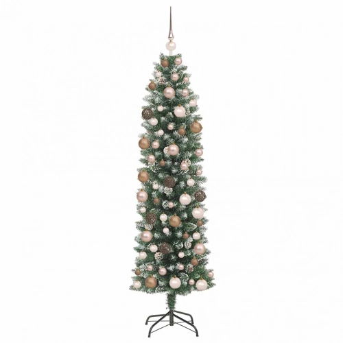 Mākslīgs Slaids Ziemassvētku Koks Su 300 Led Zaļa 180 Cm Vidaxl
