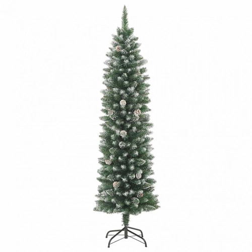 Mākslīgs Slaids Ziemassvētku Koks Zaļa 120 Cm Plastmasas Un Pvc Vidaxl
