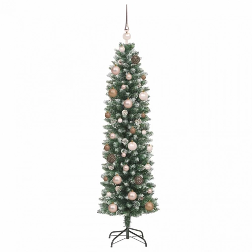 Mākslīgs Slaids Ziemassvētku Koks Zaļa 150 Cm Vidaxl