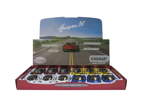 Metāla auto modelis 2016 Pagani Huayra BC 1:38 KT5400