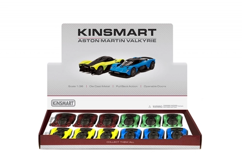Металлическая авто моделька 5&#039;&#039; Aston Martin Valkyrie 1:36 KT5470