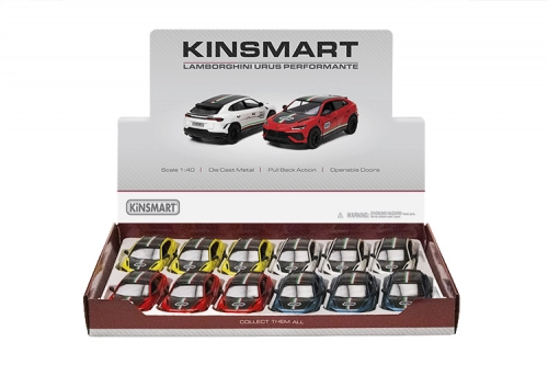 Металлическая авто моделька Lamborghini Urus Performante (Livery Edition) 1:40 KT5447F