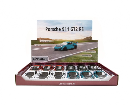 Metāla auto modelis Porsche 911 GT2 RS 1:36 KT5408