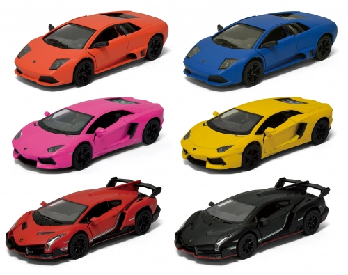 Metāla mašīnas modelis Matte Lamborghini Kinsmart (kastīte) KT5370W