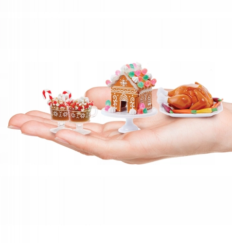 MGA'S MINIVERSE Make It Mini Diner svētku ēdiens Ziemassvētku bumba dažādas 593782