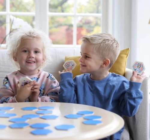 Micki Drewniana Gra Edukacyjna Memory Bluey