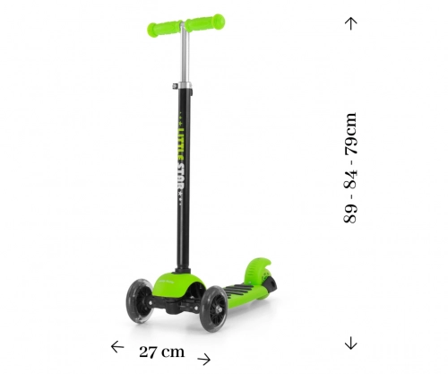 Skrejritenis Milly Mally Little Star Green 3in1