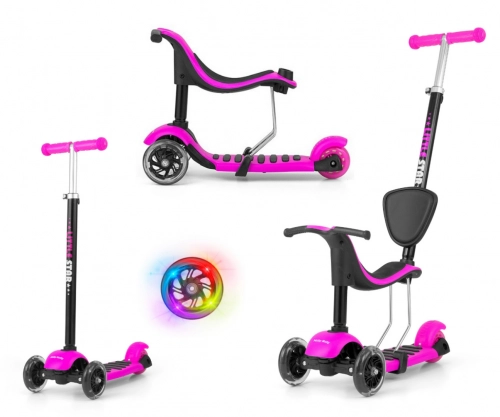 Skrejritenis Milly Mally Little Star Pink 3in1