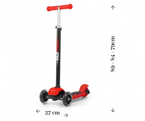 Skrejritenis Milly Mally Little Star Red 3in1