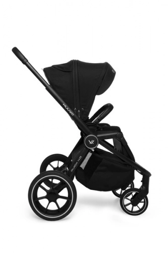 Muuvo Quick 4.0 Wózek Głęboko-Spacerowy Classic Black + Cybex Aton B2 i-Size Fotelik Samochodowy 0-13kg + Baza One Volcano Black