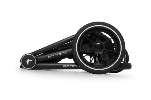 Muuvo Quick 4.0 Wózek Głęboko-Spacerowy Classic Black + Cybex Aton B2 i-Size Fotelik Samochodowy 0-13kg + Baza One Volcano Black