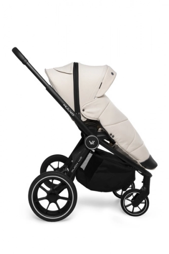 Muuvo Quick 4.0 Wózek Głęboko-Spacerowy Classic Black + Cybex Aton B2 i-Size Fotelik Samochodowy 0-13kg + Baza One Volcano Black