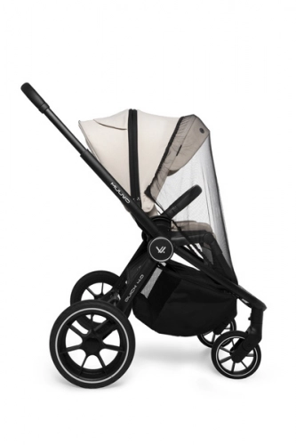 Muuvo Quick 4.0 Wózek Głęboko-Spacerowy Classic Black + Cybex Aton B2 i-Size Fotelik Samochodowy 0-13kg + Baza One Volcano Black