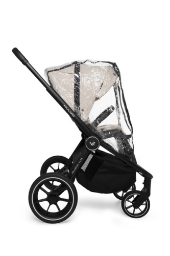 Muuvo Quick 4.0 Wózek Głęboko-Spacerowy Classic Black + Cybex Aton B2 i-Size Fotelik Samochodowy 0-13kg + Baza One Volcano Black