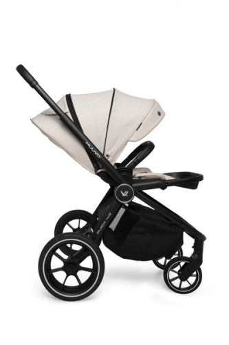 Muuvo Quick 4.0 Wózek Głęboko-Spacerowy Classic Black + Cybex Aton B2 i-Size Fotelik Samochodowy 0-13kg + Baza One Volcano Black