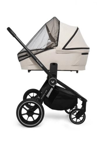 Muuvo Quick 4.0 Wózek Głęboko-Spacerowy Classic Black + Cybex Aton B2 i-Size Fotelik Samochodowy 0-13kg + Baza One Volcano Black