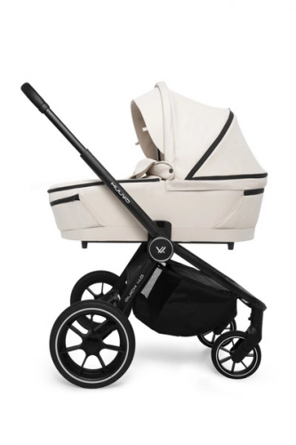 Muuvo Quick 4.0 Wózek Głęboko-Spacerowy Classic Black + Cybex Aton B2 i-Size Fotelik Samochodowy 0-13kg + Baza One Volcano Black