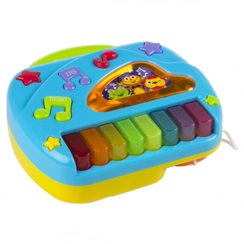 Muzikāla rotaļlieta klavieres un tālrunis ar skaņām un gaismiņam no 12 men. CB42006