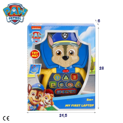 Muzikāla rotaļlieta My first Laptop Paw Patrol ar skaņu un gaismu no 6 men. CB39133