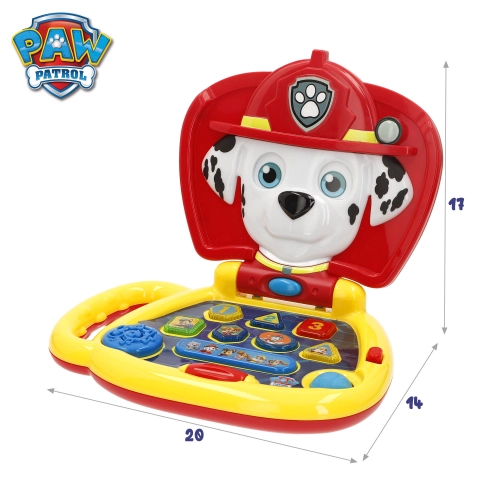 Muzikāla rotaļlieta My first Laptop Paw Patrol ar skaņu un gaismu no 6 men. CB39134
