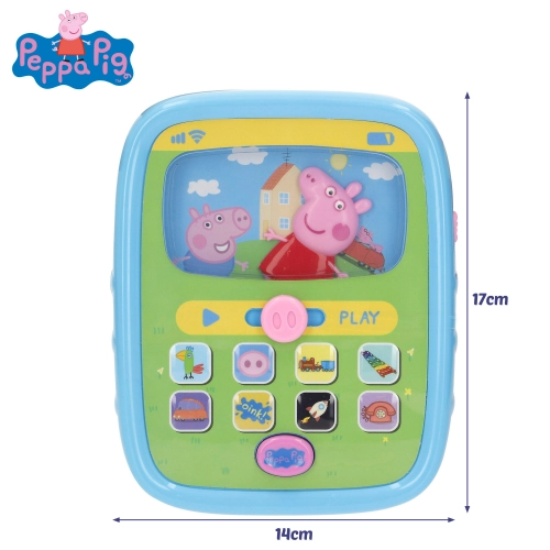 Muzikāla rotaļlieta Planšete Peppa Pig ar skaņu no 6 men. CB39160