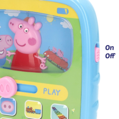 Muzikāla rotaļlieta Planšete Peppa Pig ar skaņu no 6 men. CB39160