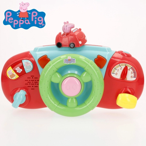 Muzikāla rotaļlieta stūre Peppa Pig ar skaņu no 6 men. CB39159