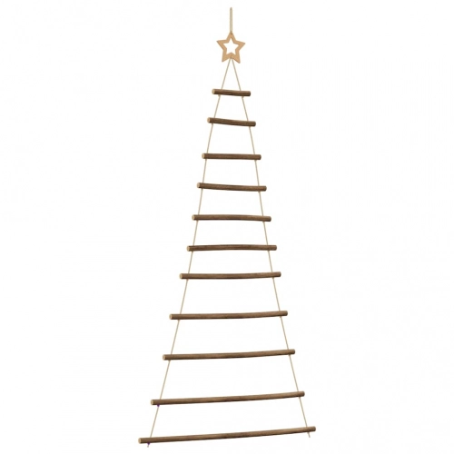 Piekārta Ziemassvētku Eglīte Ar Top Star 74X150 Cm Vidaxl