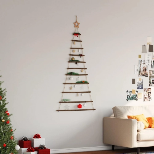 Piekārta Ziemassvētku Eglīte Ar Top Star 74X150 Cm Vidaxl
