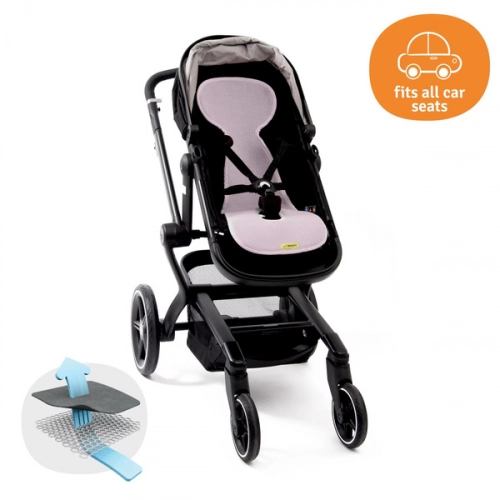 Pretsviedrēšanas Ieliktnis autosēdeklim 15-36 kg un ratiem AeroMoov Air Layer ilac