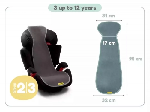 Pretsviedrēšanas Ieliktnis autosēdeklim 15-36 kg un ratiem AeroMoov Air Layer Lilac