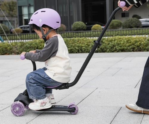 Skrejritenis Qplay Hulajnoga Sema Evo 3in1 Violet