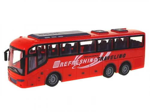 Radio vadāmāis autobuss (4 funkcijas, gaisma) ar akkum. USB uzlade 32 cm 563407