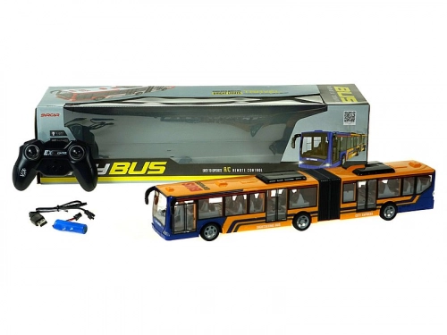 Радиоуправляемый автобус (4 функции, свет) аккум. USB зарядка 44 cm 581784