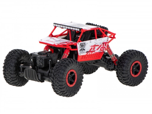 RC auto Rock Crawler HB 2.4GHz 1:18 sarkans