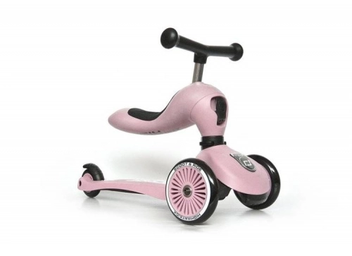 Scootandride Highwaykick 1 Jeździk i Hulajnoga 2w1 1-5 lat  Rose + Canpol Babies Termoopakowanie