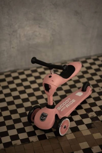 Scootandride Highwaykick 1 Jeździk i Hulajnoga 2w1 1-5 lat  Rose + Canpol Babies Termoopakowanie