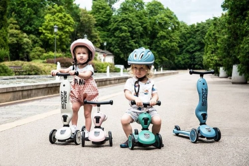 Scootandride Highwaykick 1 Jeździk i Hulajnoga 2w1 1-5 lat  Rose + Canpol Babies Termoopakowanie
