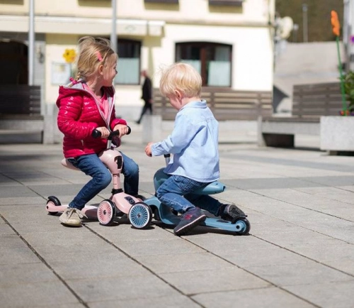 Scootandride Highwaykick 1 Jeździk i Hulajnoga 2w1 1-5 lat  Rose + Canpol Babies Termoopakowanie