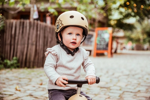 Scootandride Highwaykick 1 Lifestyle 2w1 Jeżdzik i Hulajnoga Trójkołowa z Zamykanym Schowkiem 1-5 lat Leopard