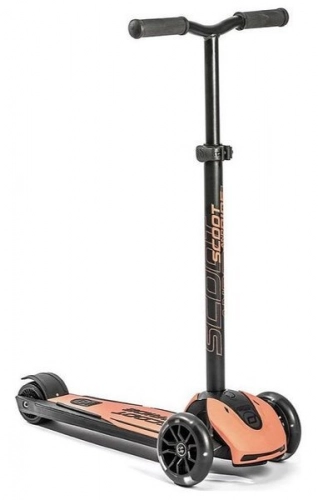 Scootandride Highwaykick 5 LED Hulajnoga Składana Ze Świecącymi Kółkami 5+  Peach