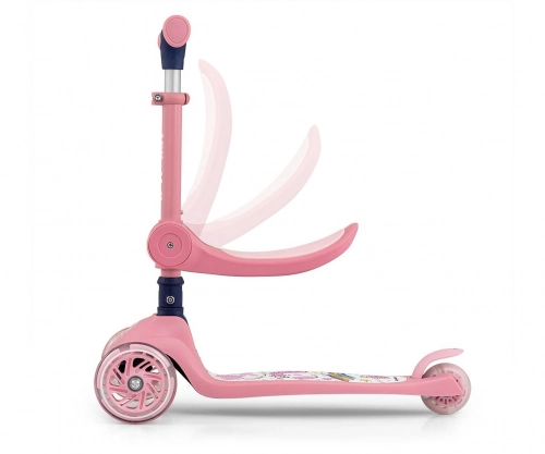 Skrejritenis Milly Mally Fuzzy Pink