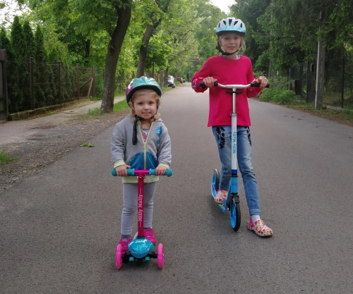 Самокат Milly Mally Zapp Grey