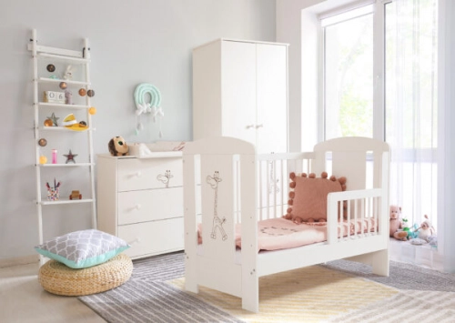 Skapis Klups SAFARI GIRAFFE WHITE