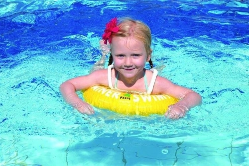 Swimtrainer Koło do Nauki Pływania 20-36 kg Żółty