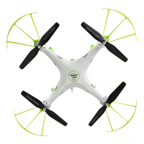 Syma X5HW 2.4GHz RC drons Wi-Fi kamera balts