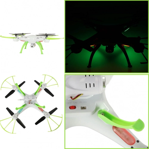 Syma X5HW 2.4GHz RC drons Wi-Fi kamera balts